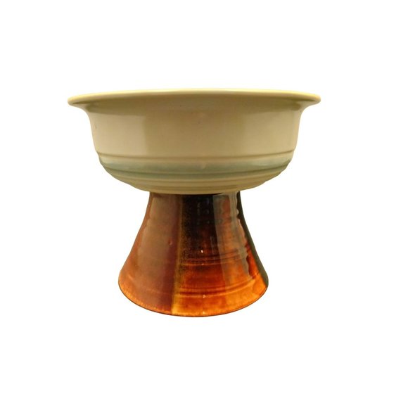 Country Glen Cereal Bowl White Double Blue Stripe Stoneware Japan 6 in - Picture 3 of 6